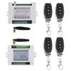 Wireless Remote Control for Garage Door LED DC12V/24V/36/48V 3 Channel RF Remote