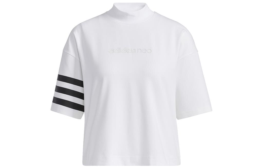 Adidas Neo Drop Shoulder Sleeve T Shirt Women's White GP5469