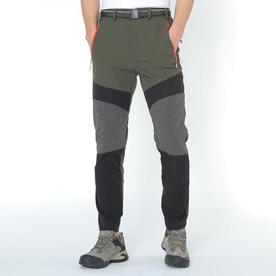 Frühling und Herbst Herren Outdoor Stretch Plus Fett Große Größe Dünne Sporthose Lässige Lose Schnelltrocknende Hose