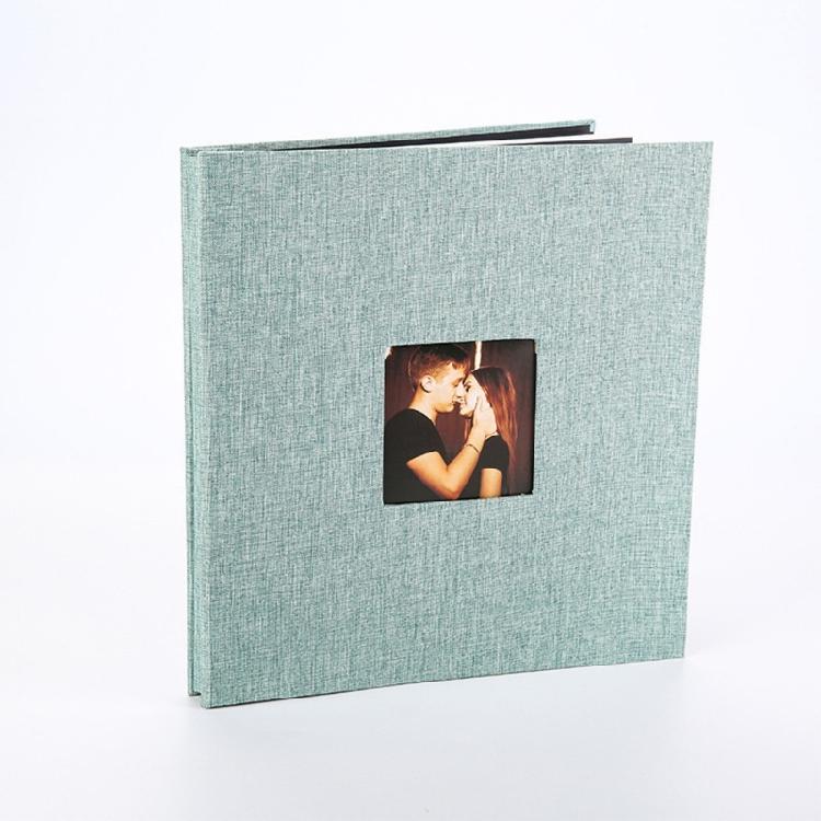 Album Fotografico Pagine Adesive Scrapbook Album per Foto Copertina in Lino Fai da Te Album 40 Pagine per Regalo Famiglia Matrimonio
