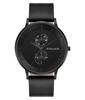 Uhr BERKELEY Schwarzes Zifferblatt Lederarmband [POLICE][Authentisch] Herren 15402JSB/02B