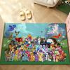Cute M-My Little Pony-S Carpet Bathroom Anti-slip Mat Door Mat Home Decoration Mat Entrance Door Mat Scratch-resistant Door Mat