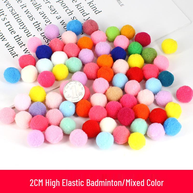 Colorful High Elastic Plush Pom Poms & Chenille Stems for DIY Crafts & Kindergarten Projects