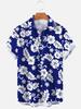 Men's casual shirt plant printed summer clothing Hawaiian short sleeved 2026 medieval vintage beach vacation top