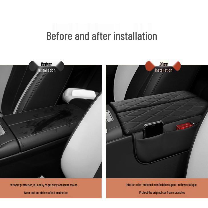 Chery Fengyun T9 Armrest Box Leather Cover: Scratch-resistant Interior Protection Pad