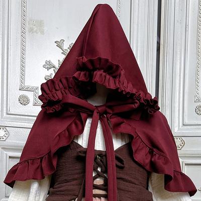 Little Red Riding Hood Shawl Match Girl Pastoral Girl Cinderella Children's Clothing Halloween Cape Christmas