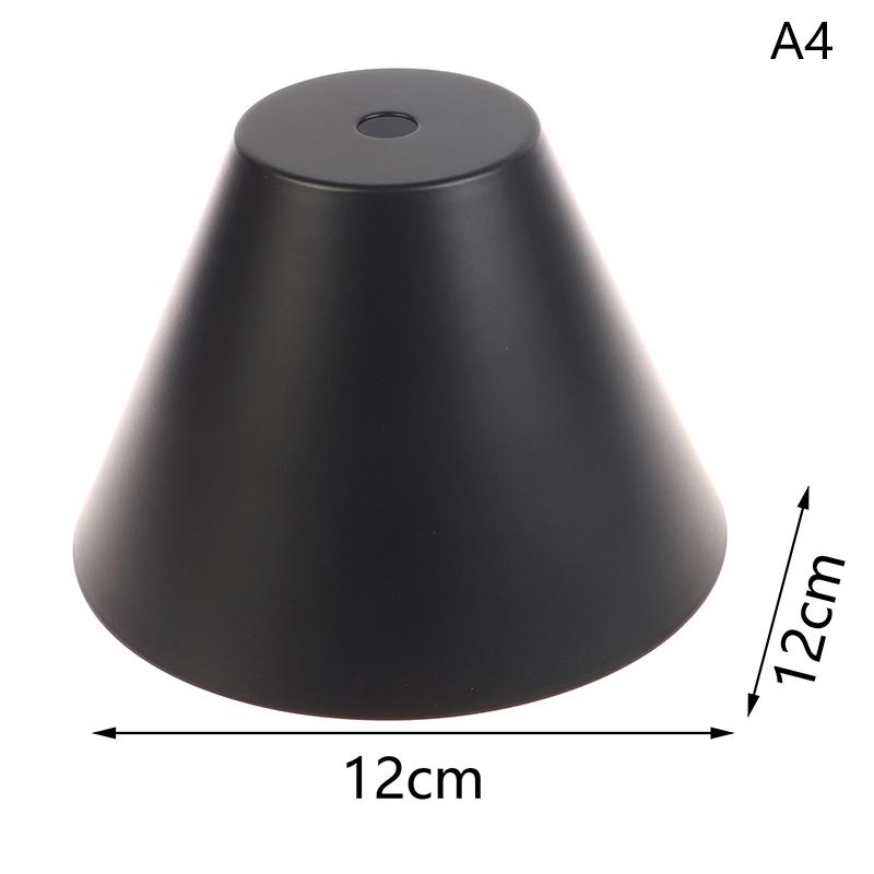 Black Iron Lampshade Chandelier Wall Lamp Table Lighting Bedside Living Room Restaurant Clothing Store Lampshade
