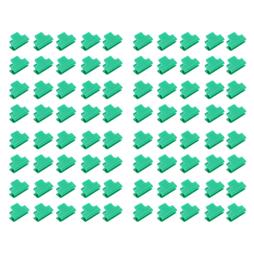 100pcs Greenhouse Clamps Film Row Cover Netting Tunnel Hoop Clip Frame Shading Net Rod Clip Greenhouse Film Clamps