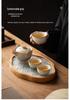 Portable Ru Kiln Kung Fu Tea Set: One Pot, Three Quick-Brew Cups, Perfect for Corporate Gifts