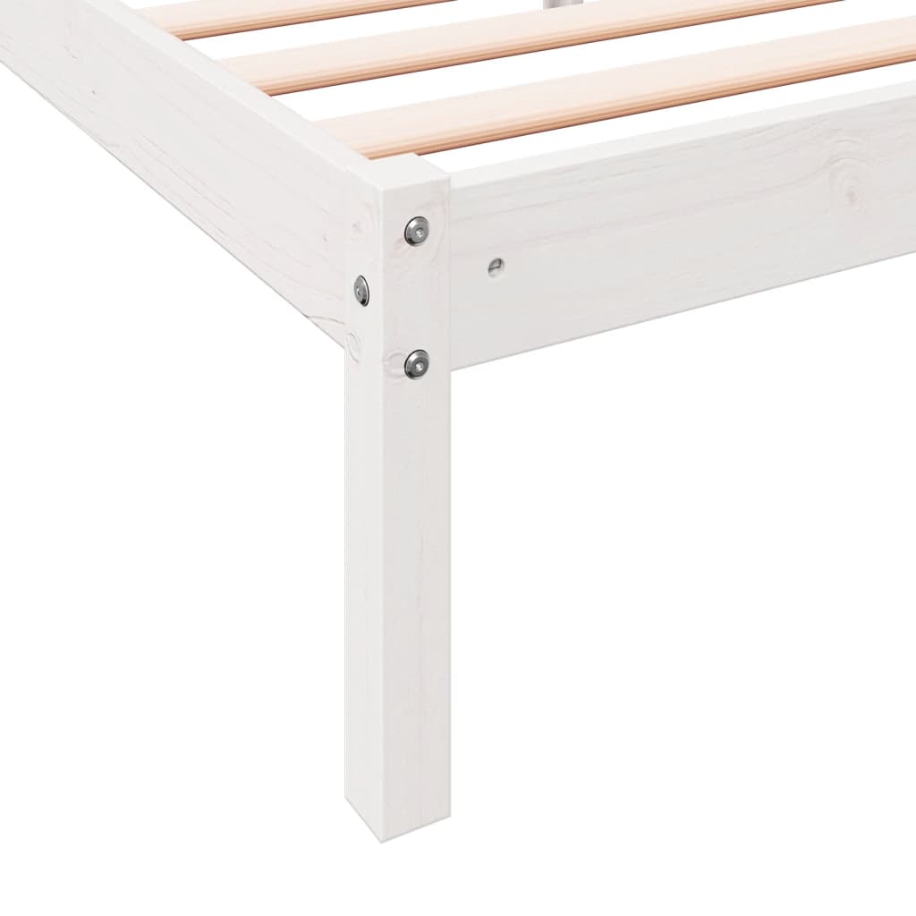Vidaxl Dłuższe Łóżko Bez Materaca, 160X220 Cm, Lite Drewno Sosnowe