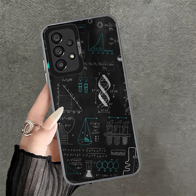 Physics Chemical Mathematics Shockproof Phone Case for Samsung A17 A16 A15 A14 A37 A57 A36 A56 A26 A35 A55 A25 A34 A54 A24 A13 A