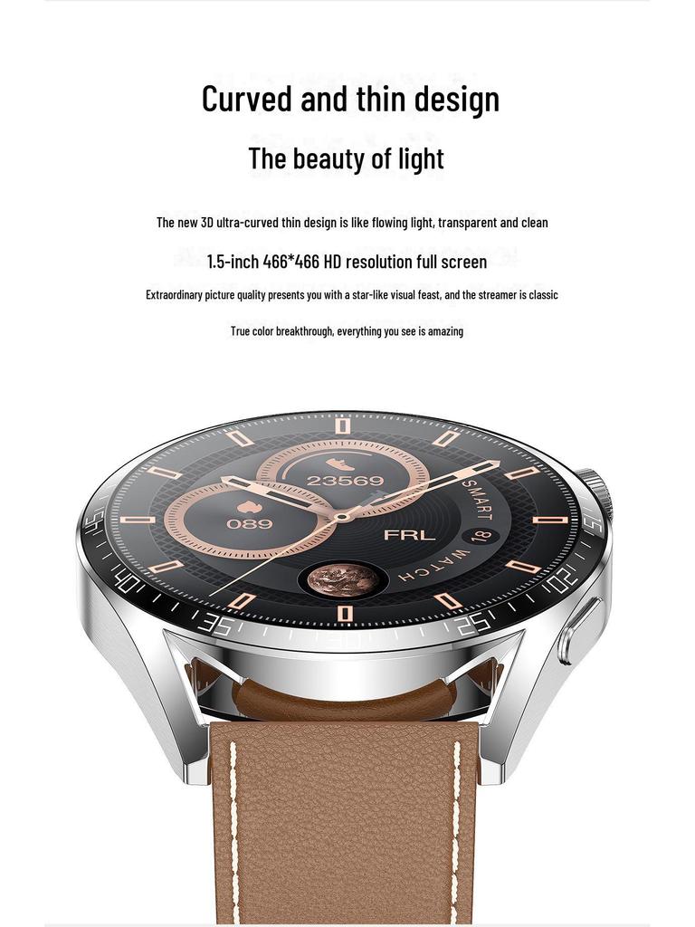 Huaqiangbei GT4MAX Waterproof Smart Watch with Offline Payment & Bluetooth Calls, NFC & Ride Code