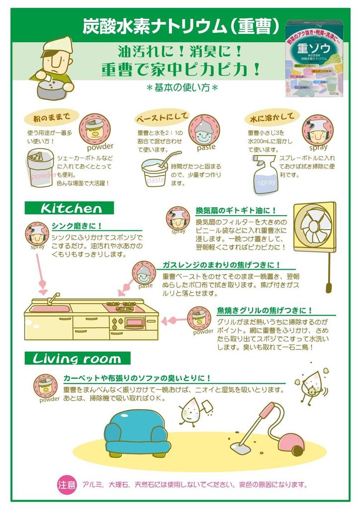 Kenei Pharmaceutical Juso Hydrogen 500g [Food Additives] (sodium Carbonate)