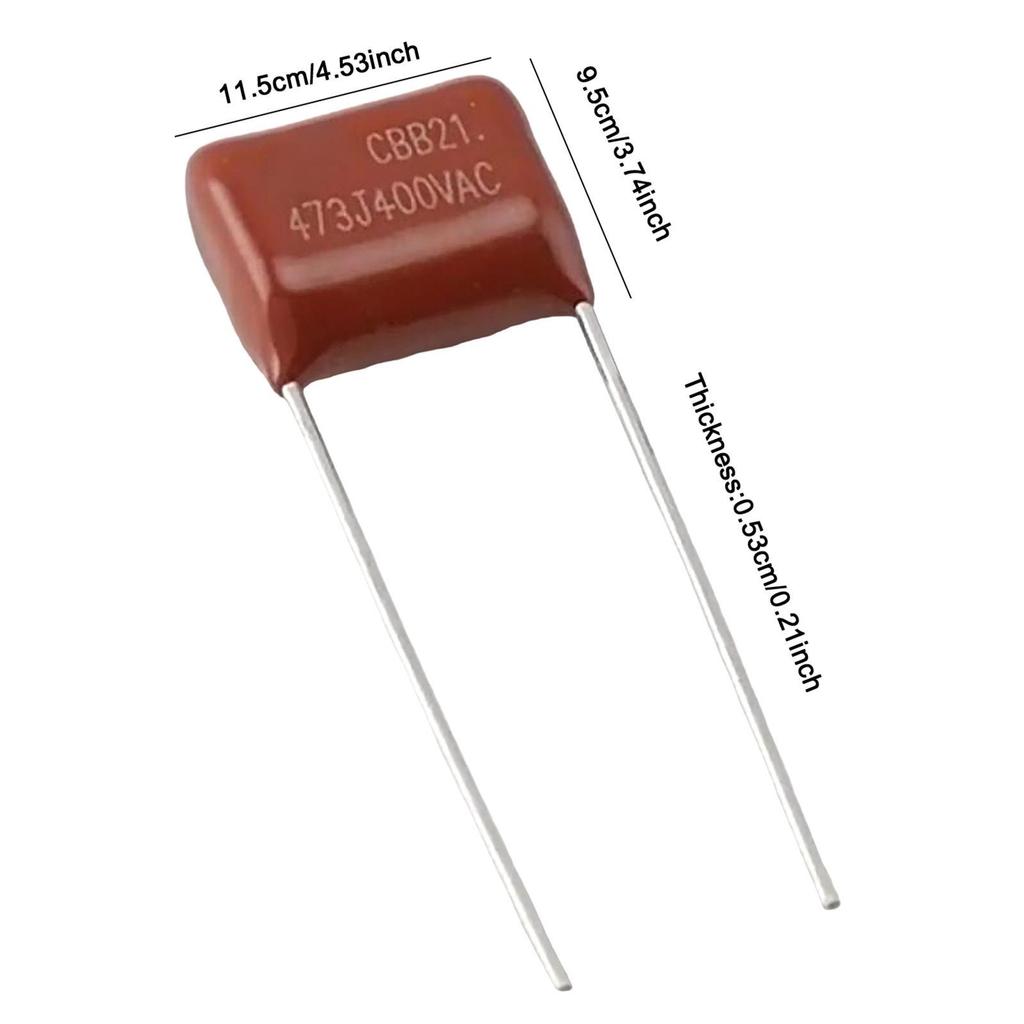 10Pcs Electric Guitar Film Capacitors Easy To Install Multiuse 0.022uf 0.047uf Guitar Capacitors Metallized Replace Parts