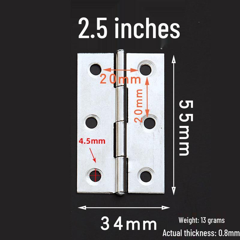 Stainless Steel Folding Casement Hinge for Doors, Windows, Wooden Boxes & Luggage (1-4 inches)