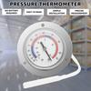 Cooler Thermometer Commercial Freezer Thermometer Capillary Design Refrigeration Gauge Range -40 To 65 ℉ / -40 To 20℃ 2.17" Dial