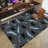 1PC swan feather Extra Large Non Slip Floor carpet, Office, family, Studio   Large Area Rug Indoor Rugs, Bold Statement Piece