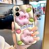 For Realme C67 4G Case RMX3890 Luxury Fashion Oil Painting Cover Soft Silicone Case For Realme 12 Lite RealmeC67 4G Funda 12lite