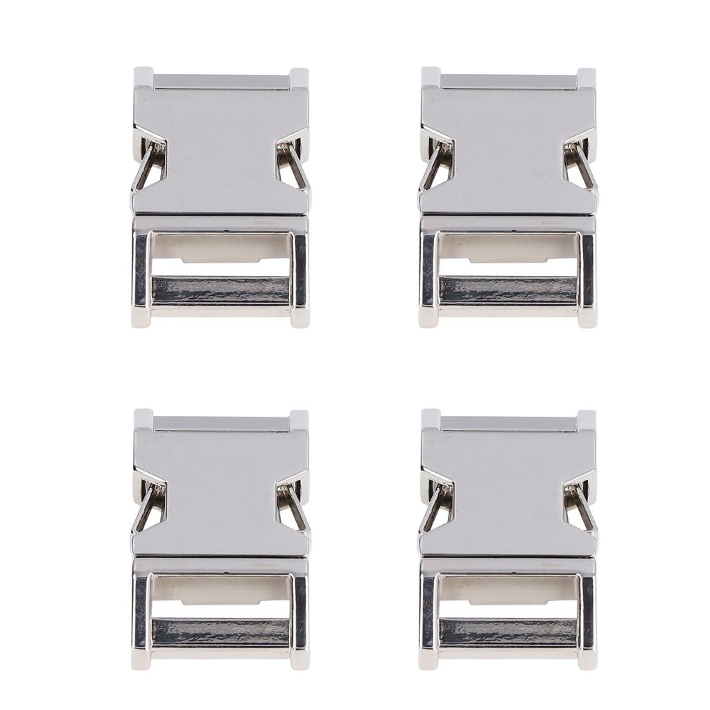 4PCS Side Release Buckle Fine Workmanship Simple   Light Weight Alloy Materials Belt Buckle