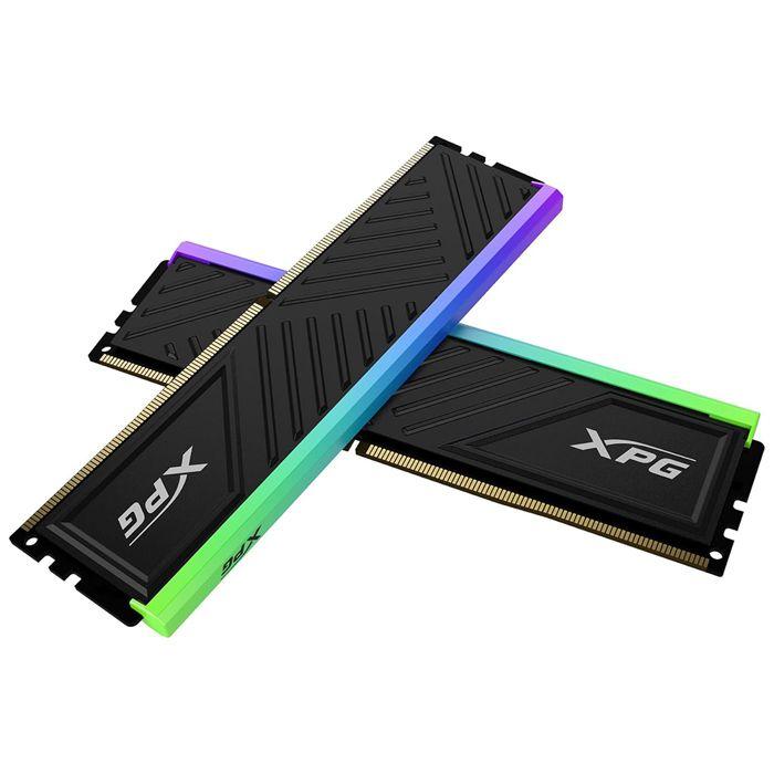 RAM de bureau DDR4 DDR4, 3 200 MHz, 2 x 16 Go - Adata XPG Spectrix D35G (AX4U320016G16A-DTBKD35G) - Noir