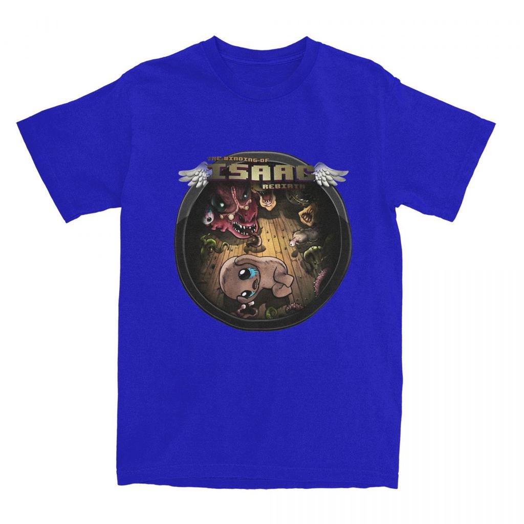 The Binding Of Isaac T-Shirt Video Game Novelty T-Shirts Short Sleeve Street Style Tops Pure Cotton O-Neck 4XL 5XL 6XL Top Tees