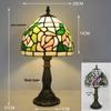 Tiffany Vintage Stained Glass Table Lamp for Bedside or Cafe
