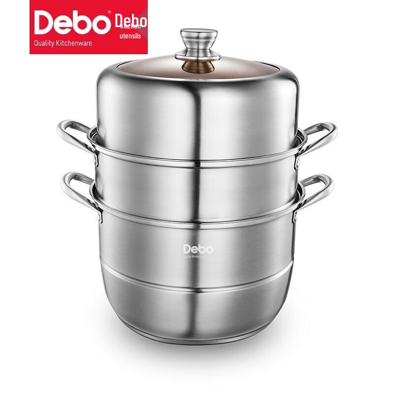 Debo Angelo 304 Stainless Steel 28cm Double Layer Steamer