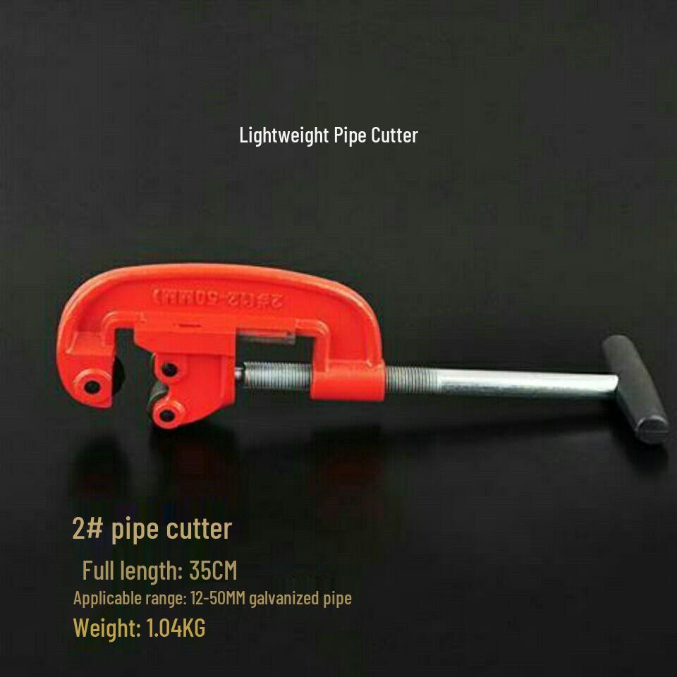 Heavy-Duty Manual Rotary Pipe Cutter for Steel, Gas, Fire, and Scaffold Pipes