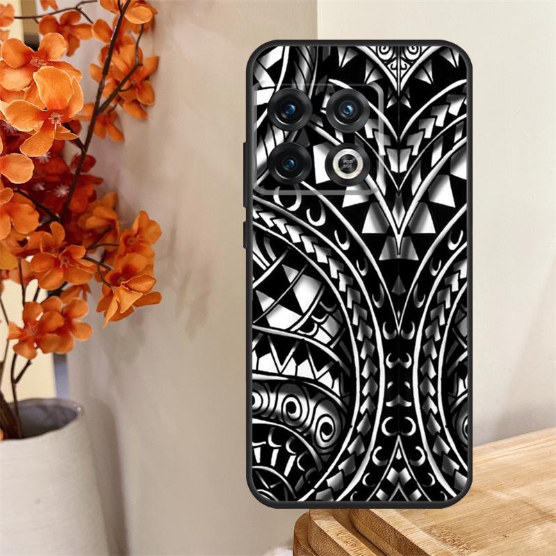 Maori Samoan Polynesian Tribal Funda For OnePlus 13R 13 12 12R 11 10 Pro 8T 10T OnePlus Nord 4 CE 2 3 Lite N30 N20 N10 Case