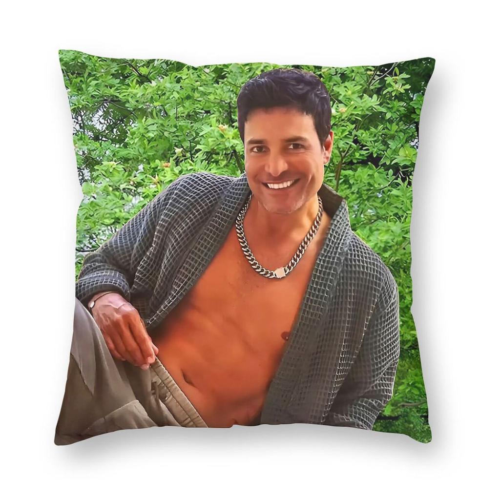 Chayanne Puerto Singer Square Pillowcase Polyester Linen Velvet Creative Zip Decor Pillow Case Home Cushion Cover