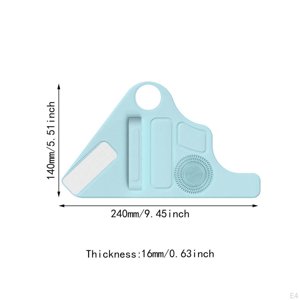 Brush Cleaning Mat Beauty Tool Organizer Makeup Holder Wristband for Eyeliner