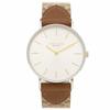Coach Women's Perry 36mm Signature Quartz Watch in White and Brown (14503121)