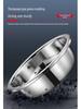 Extra Thick Non-Magnetic Stainless Steel Basin for Vegetables, Dough, and Face Washing