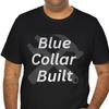 Blue Collar Built T-Shirt, Tradesman Pride, Construction Worker Gift