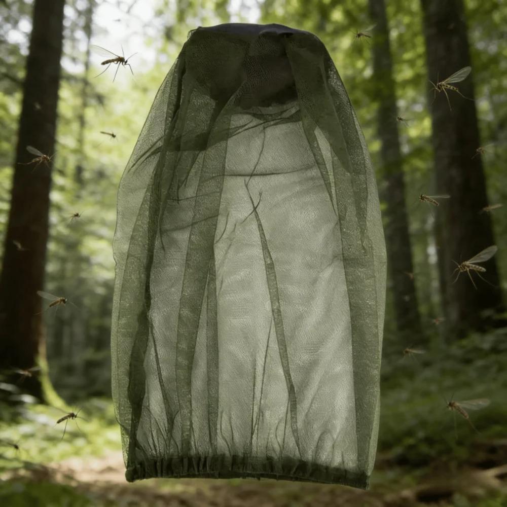 Outdoor Insect-Proof Mosquito Head Mesh Net Gardening Hat for Hiking Camping Fishing - Protection Hat