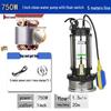 Stainless Steel 220V Small Submersible Water Pump for Household, High Head, Agricultural, and Sewage Use.