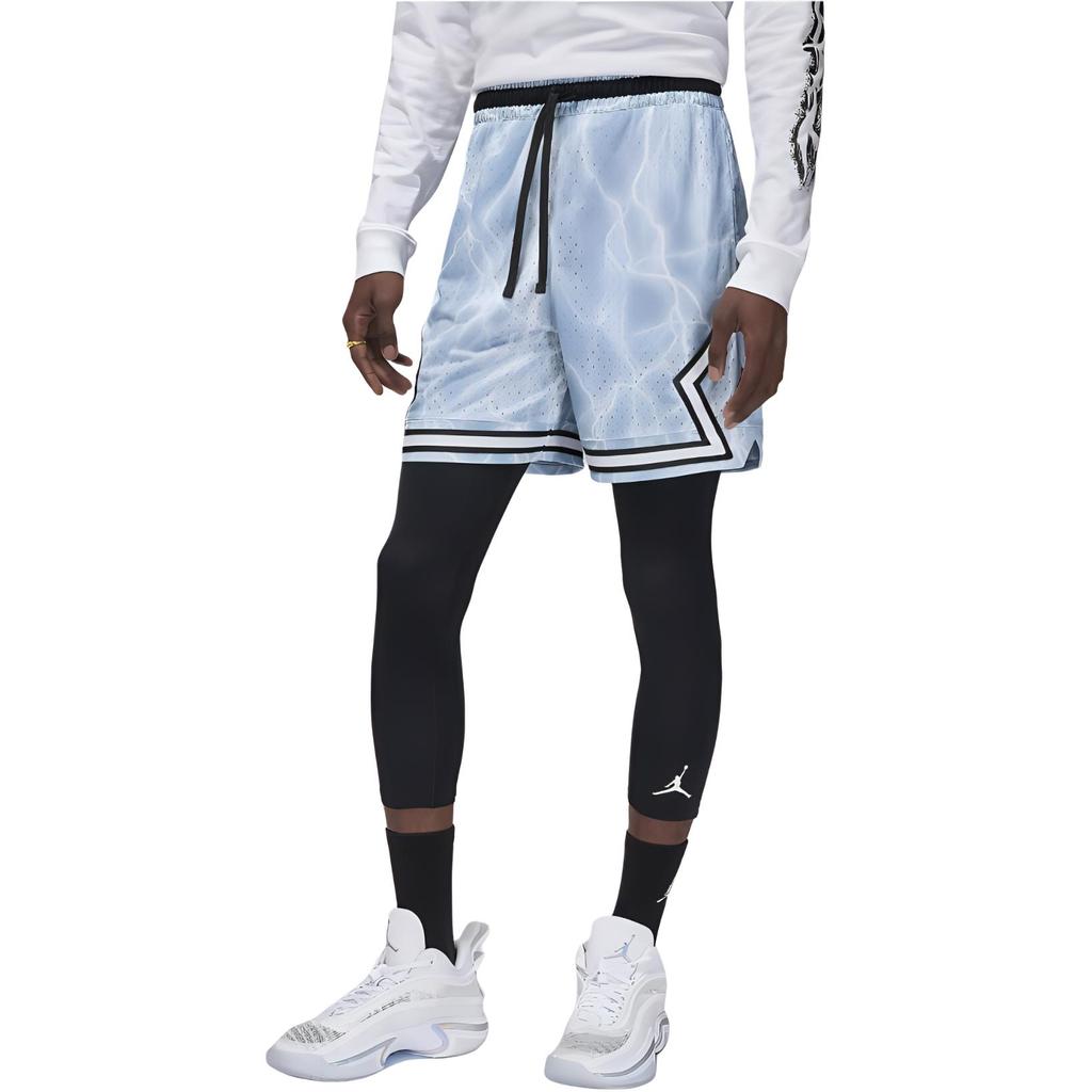 Jordan Dri-FIT Sport Logo Color Block Drawstring Athletic Shorts Men shorts Blue Gray FN5804-436
