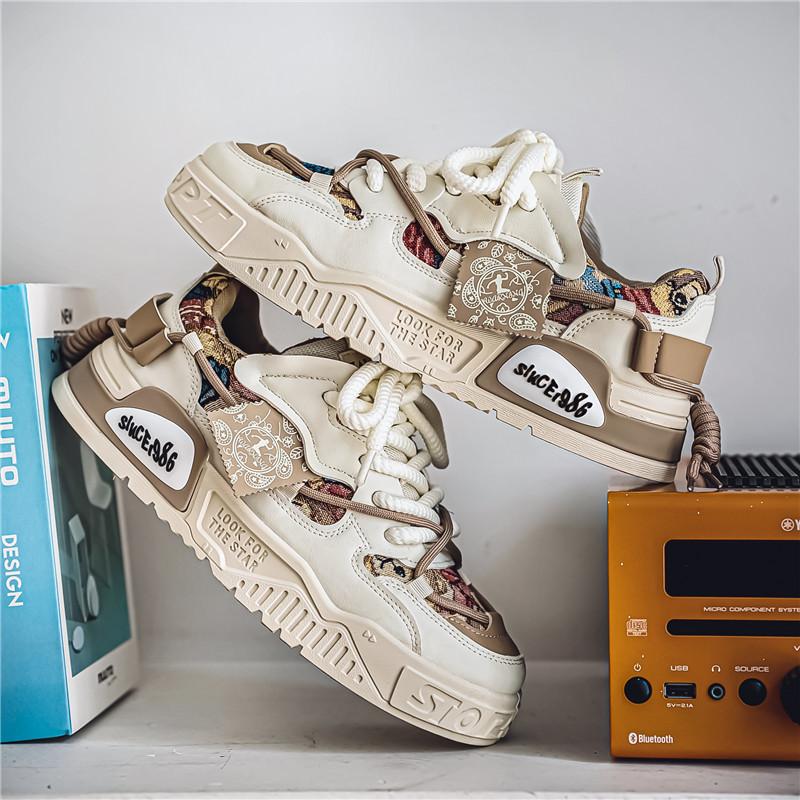 Men's Shoes Fashion Sneakers Comfortable Platform Breathable Shoes Outdoor Casual Street Trend Skateboard Designer Shoes