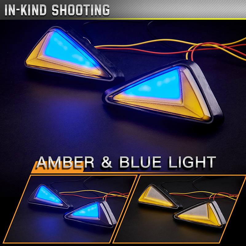 

LED Turn Signal Light Indicators Amber Lamp for Yamaha RS150 V1-V2 MT 15 25 NINJA ZX-250 LAMPU DEPAN Motorcycle Accessories