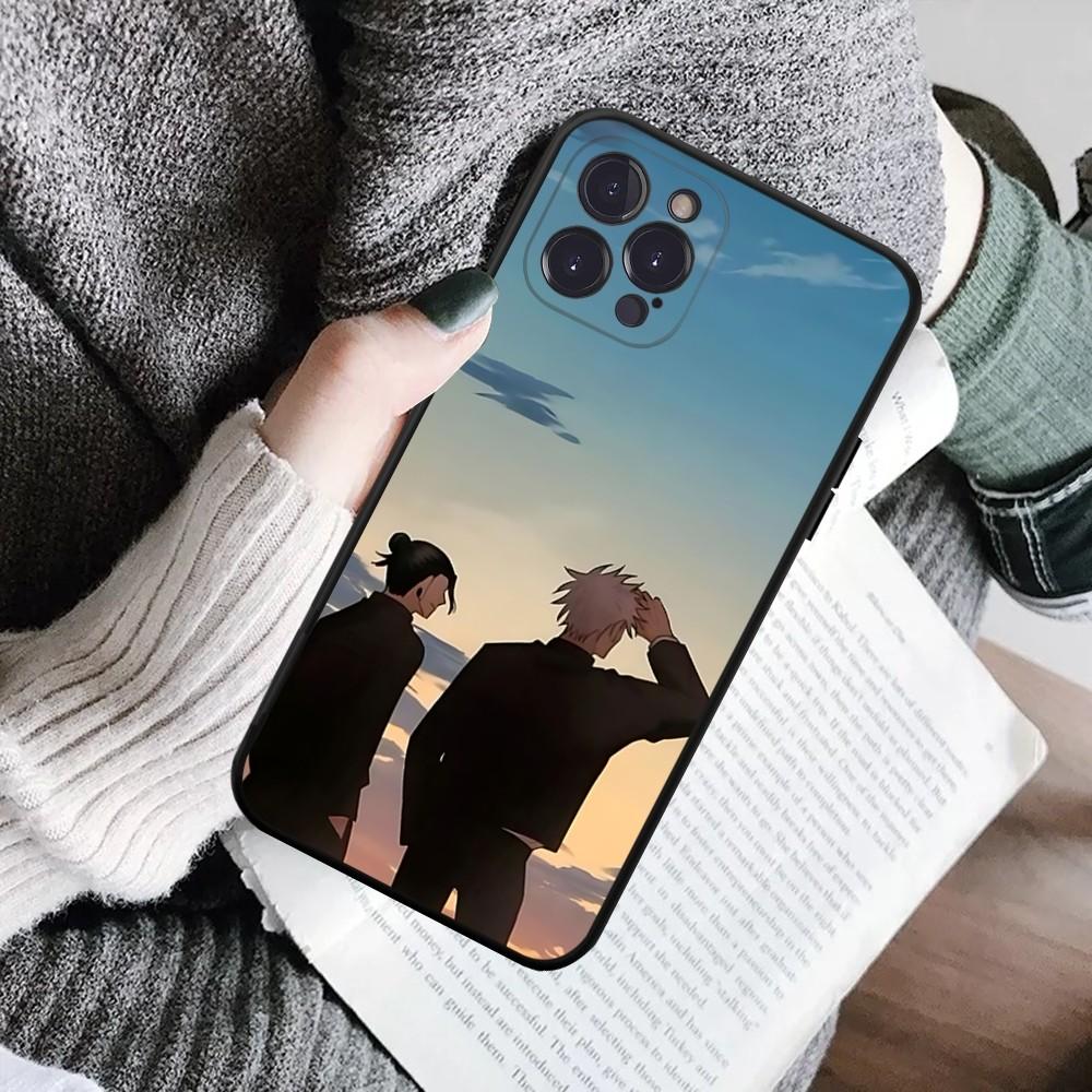 J-Jujutsu K-Kaisen Geto Gojo Anime Phone Case For IPhone 16 15 8 7 6 6S Plus X SE XR XS 14 11 12 13 Mini Pro Max Mobile Case