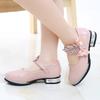 Fashion Girls Shoes Spring New Kids Leather Shoes Soft Soled Girl Princess Shoe Anti Slip Kids Casual Shoes Simple Child Shoe