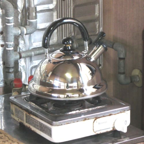 Takei Kibutsu Seisakusho Quick One Energy-Saving Whistling Kettle, 2.5L, TK-250