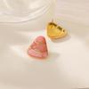 18K Gold‑Plated Stainless‑Steel Triangle Drop Women Earrings, Stylish Simple High‑Sense Versatile Ear Jewelry