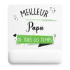 Mousepad - PLANETEE - Best Dad Ever - 22×18 Cm - Non-slip Smooth Surface - HD Sublimation Printing