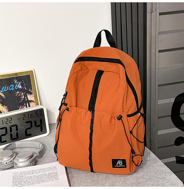 New Ins Niche Style Drawstring Casual Fashion Backpack for Both Men and Women, Lightweight Travel, Large Capacity Backpack