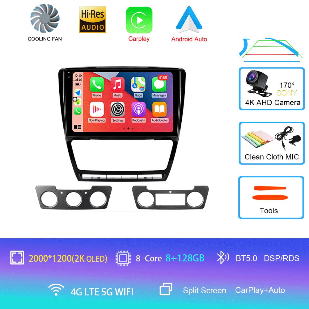 Android 14 For Skoda Octavia 2 A5 2008 - 2013 Car Radio Multimedia Video Player Navigation stereo No 2din 2 din dvd