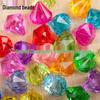 Diamond Clear Acrylic White Pendant DIY Beaded Curtain - Imitation Crystal Water Drop Beads