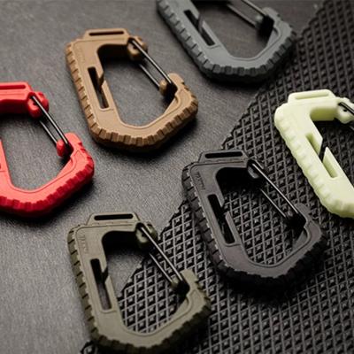 Outdoor Techwear Tactical Backpack Hook Buckle Multi Function D-ring Quick Release Tool Rope Strap Bag Accessories