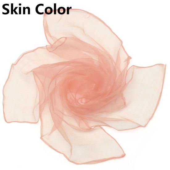 Beauty Pure Candy Color Soft Chiffon Silk Neck Scarf Square Wrap Shawl