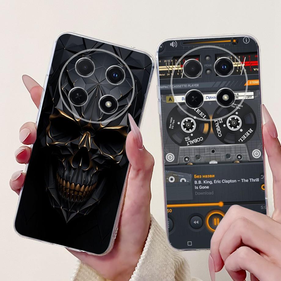 For Huawei Nova 13i 12i Case Cute Animal Tiger Lion Dragon Cartoon Phone Cover On Nova13i Nova12i Soft Silicone Clear Coques